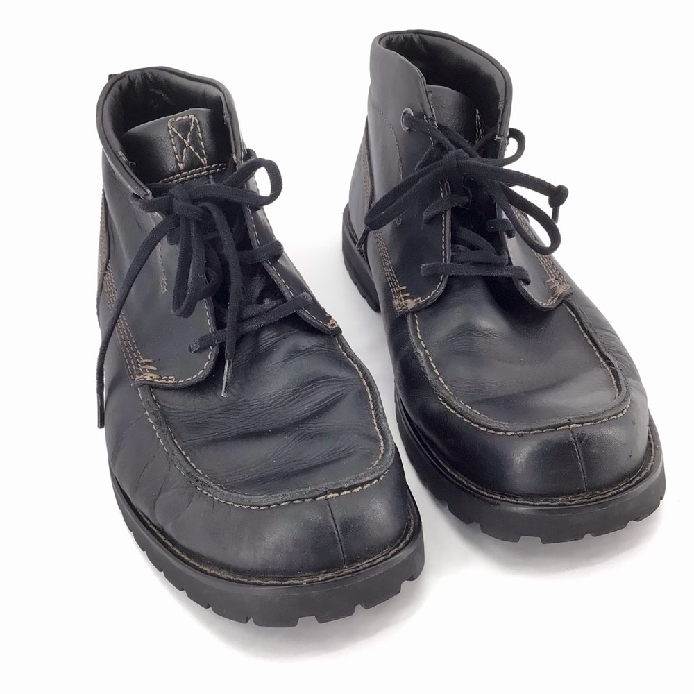 Timberland Baluster Chukka Boots Black Leather 56534 Men’s Size 9.5 M